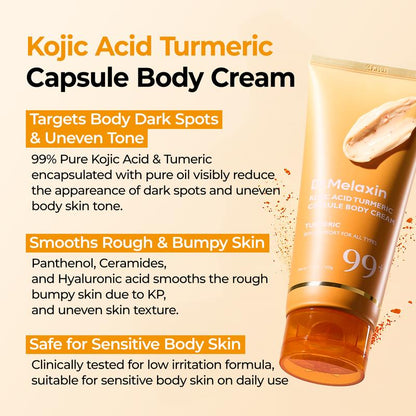 Kojic Acid Turmeric Amber Face & Body Care Set